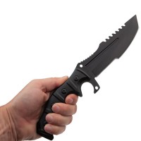 Cutit de vanatoare   Dark Element, 30.5 cm, otel inoxidabil, negru