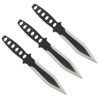 Set 3 cutite de aruncat , Ballistic Blades, 22.5 cm, negru, husa inclusa Set 3 cutite de aruncat , Ballistic Blades, 22.5 cm, negru, husa inclusa