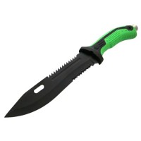 Cutit de vanatoare   Spike Trap, 32 cm, otel inoxidabil, negru