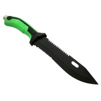 Cutit de vanatoare   Spike Trap, 32 cm, otel inoxidabil, negru