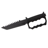 Cutit de vanatoare   Juggernaut Assault, 31 cm, otel inoxidabil, negru