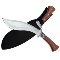 Maceta de vanatoare Ancient Tiger, 33.5 cm, otel inoxidabil, maro Maceta de vanatoare Ancient Tiger, 33.5 cm, otel inoxidabil, maro