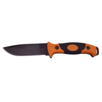 Cutit de vanatoare   Survival King, 21.5 cm, otel inoxidabil, portocaliu, husa inclusa