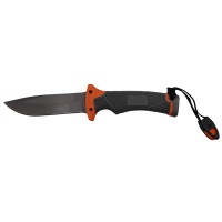 Cutit de vanatoare Survival King, 25 cm, otel inoxidabil, portocaliu, husa inclusa Cutit de vanatoare Survival King, 25 cm, otel inoxidabil, portocaliu, husa inclusa