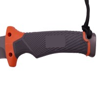 Cutit de vanatoare   Survival King, 25 cm, otel inoxidabil, portocaliu, husa inclusa