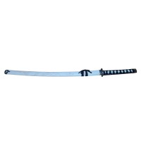 Set 3 sabii decorative, Katane, panoplie, Ninja Warrior, metal, 83 cm, teaca inclusa