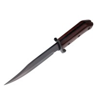 Cutit de vanatoare   Pilgrim Dagger, 33 cm, otel inoxidabil, negru, husa inclusa