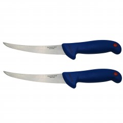 Set doua cutite de filetat , Chef's Blade, otel inoxidabil, 30 cm, albastru
