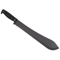 Maceta de vanatoare   Black Bite, 49 cm, otel inoxidabil, negru, teaca inclusa