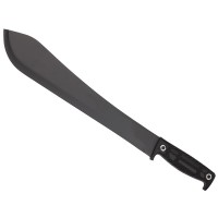 Maceta de vanatoare   Black Bite, 49 cm, otel inoxidabil, negru, teaca inclusa