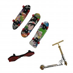 Set de mini jucarii , Fingerboard Street, plastic, multicolor