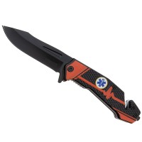 Briceag de vanatoare Medical Rescue, 22 cm, otel inoxidabil, negru Briceag de vanatoare Medical Rescue, 22 cm, otel inoxidabil, negru