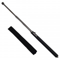 Baston telescopic automatic , Defence Guardian, 65 cm, siguranta integrata, negru