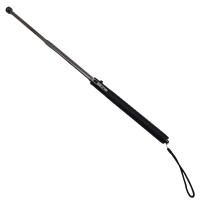 Baston telescopic automatic , Defence Guardian, 65 cm, siguranta integrata, negru