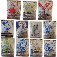 Set cartonase Pokemon , Silver GTX, editie de colectie, 55 bucati, argintii