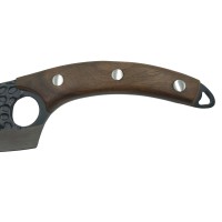 Set doua cutite macelarie , lucrate manual, Shuryo Blade, 27.5 cm, maro, teaca piele nat Set doua cutite macelarie , lucrate manual, Shuryo Blade, 27.5 cm, maro, teaca piele nat