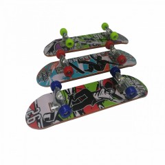 Set mini Skateboard, Fingerboard Extreme, 9.5 cm, negru