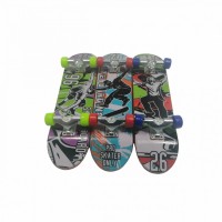 Set mini Skateboard, Fingerboard Extreme, 9.5 cm, negru