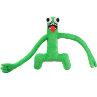 Jucarie de plus Rainbow Friends Roblox, Green Monster, 24 cm, verde