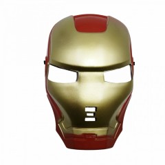 Masca Iron Man, plastic, rosu-galben