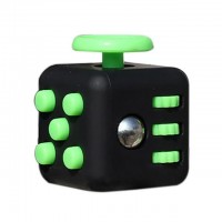 Jucarie  Fidget Cube, 3 cm, verde