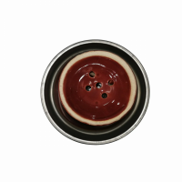 Narghilea, Palm Relaxation, un furtun, 28.5 cm, baza sticla, rosu