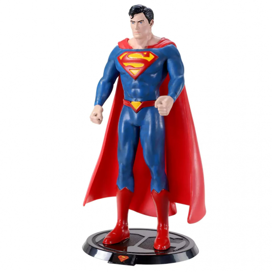 Figurina articulata, Superman Man of Steel, editie de colectie, 18 cm, stativ inclus