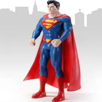 Figurina articulata, Superman Man of Steel, editie de colectie, 18 cm, stativ inclus