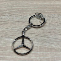 Breloc de chei, Mercedes Supreme, editie de colectie, 9 cm, metal, argintiu