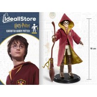 Figurina Harry Potter articulata, Quidditch Seeker, editie de colectie, 18 cm, stativ inclus