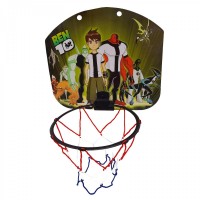 Set mini cos de baschet, Ben 10 Edition, plastic, minge inclusa