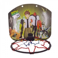 Set mini cos de baschet, Ben 10 Edition, plastic, minge inclusa