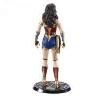 Figurina Justice League, articulata de colectie Wonder Woman, 18 cm, rosu, stativ inclus