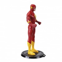 Figurina Justice League, articulata de colectie The Flash, 18 cm, rosu, stativ inclus