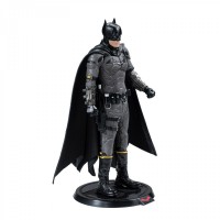 Figurina articulata de colectie Batman, Dark Vengeance, 18 cm, gri, stativ inclus