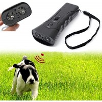 Aparat portabil cu ultrasunete impotriva cainilor agresivi, Bye Doggie, plastic, 13.5 cm, negru