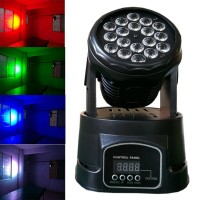 Proiector LED color, Light Maddness, jocuri de lumini, 70W, 18 surse lumina, negru