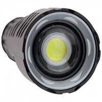 Lanterna de supravietuire, Unmittelbare Rettung, metalica, LED, USB, zoom, negru