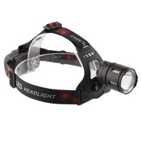 Lanterna de cap Hiking Ranger, zoom, intensitate interschimbabila, aluminiu, negru
