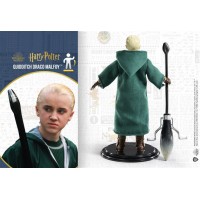 Figurina Draco Malfoy articulata, Quidditch Seeker, editie de colectie, 18 cm, stativ inclus