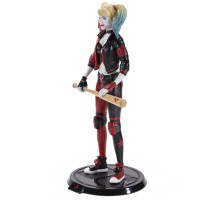 Figurina articulata Harley Quinn Twisted Psychiatrist, 18 cm, stativ inclus