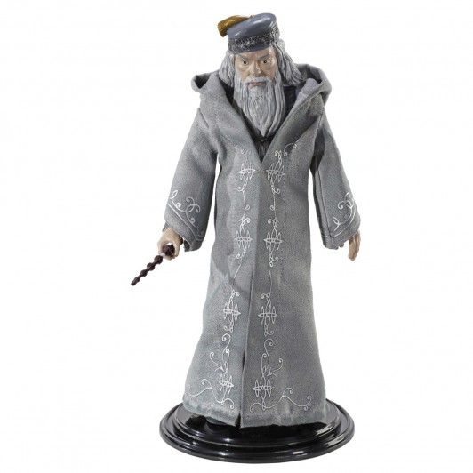 Figurina articulata Dumbledore Head Master, editie de colectie, 18 cm, stativ inclus