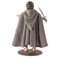 Figurina articulata Frodo Ring Bearer, editie de colectie, 18 cm, stativ inclus