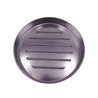 Presa manuala pentru burgeri Exquisite Chef, aluminiu, 11.5 cm, argintiu