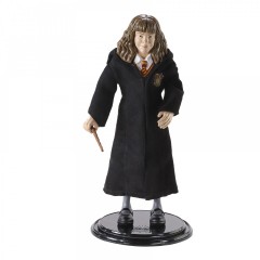 Figurina articulata Hermione The Brightest Witch, editie de colectie, 18 cm, stativ inclus