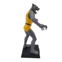 Figurina metalica Powerful Manwolf, editie de colectie, lucrat manual, 9 cm