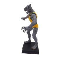 Figurina metalica Powerful Manwolf, editie de colectie, lucrat manual, 9 cm