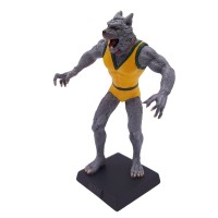 Figurina metalica Powerful Manwolf, editie de colectie, lucrat manual, 9 cm