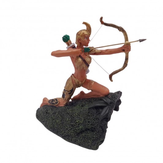 Figurina din plumb Goddess Artemis, editie de colectie, lucrat manual, 7 cm