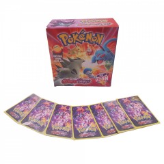 Set 400 de cartonase Pokemon Scarlet & Violet, cartonate, multicolor